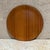 Mid 20th Century 1970s Serving Platter Teak Wood on Black For Sale - Image 5 of 6