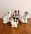 Late 19th Century Antique Hand Painted Staffordshire Dogs, 1890, Set of 5 For Sale - Image 5 of 5