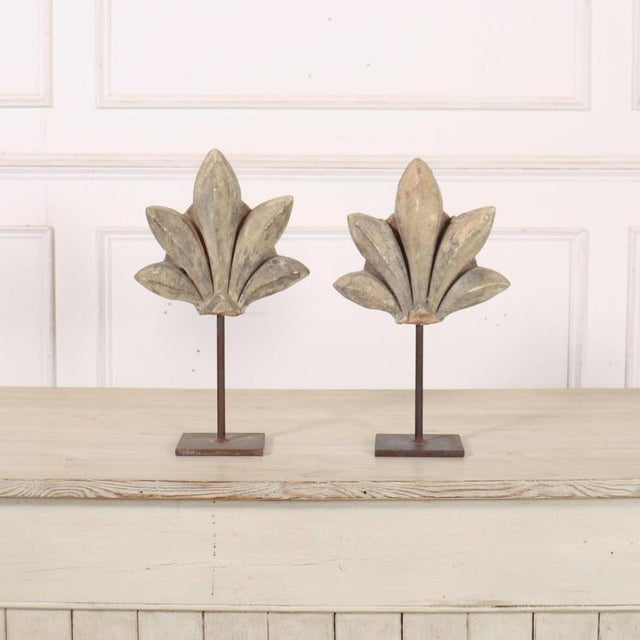 Stone Fragments on Stand, 1890s, Set of 2 For Sale - Image 9 of 9