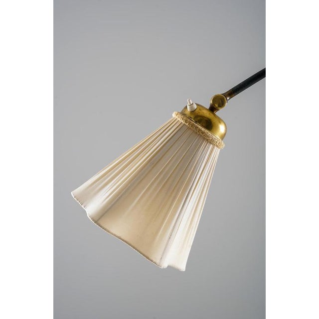 Swedish Floor Lamp in Patinated Brass, 1930s For Sale - Image 4 of 11