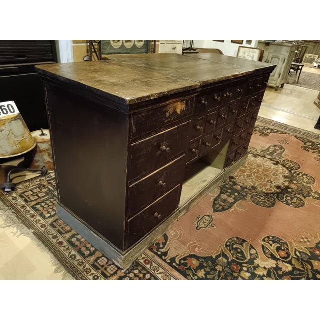 Pharmacy Display Cabinet and Drawer Counter, Late 19th Century For Sale - Image 16 of 18