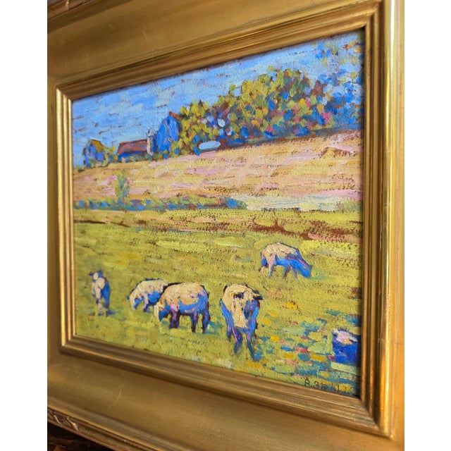 Late 20th Century Beautifully Framed Post Impressionist Original Oil For Sale - Image 5 of 7