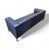 1980s Vintage Sofa in Dark Blue Leather For Sale - Image 5 of 15