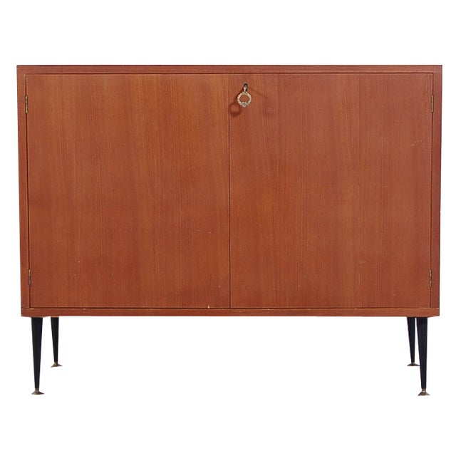 Vintage Wood Cabinet, 1960s For Sale