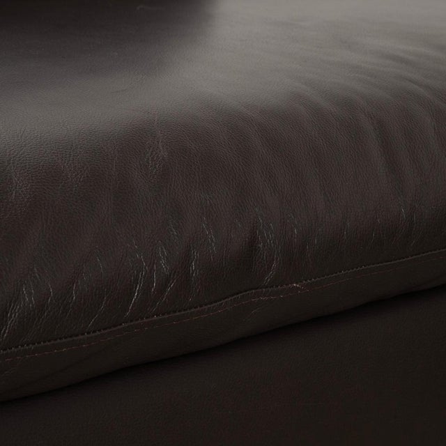 Loop Corner Sofa in Dark Brown Leather from Willi Schillig For Sale - Image 5 of 16