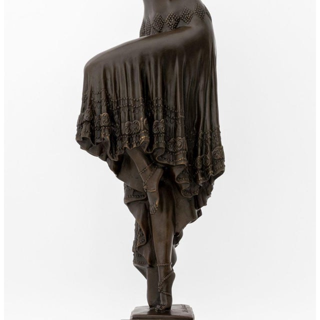After d.h. Chiparus Dancer Patinated Bronze For Sale In New York - Image 6 of 10