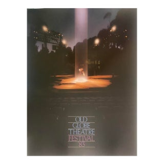 The Old Globe Theatre Festival 1983 Rare Shakespeare Poster For Sale
