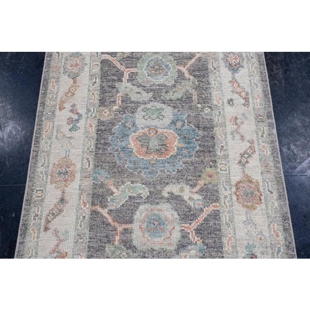 Turkish Oushak Runner Rug 2'10" x 30'10" For Sale In Houston - Image 6 of 8