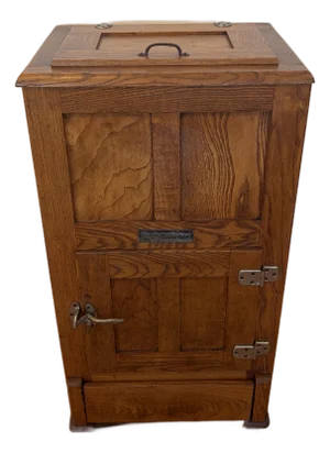 Antique Oak Ice Chest by “The Vermonter”