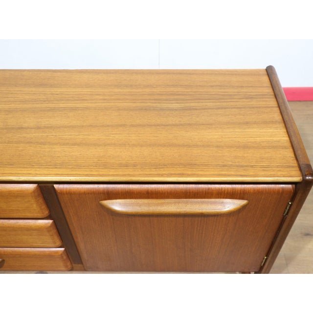 Mid Century Modern Vintage Teak British Credenza Sideboard For Sale In Greensboro - Image 6 of 14