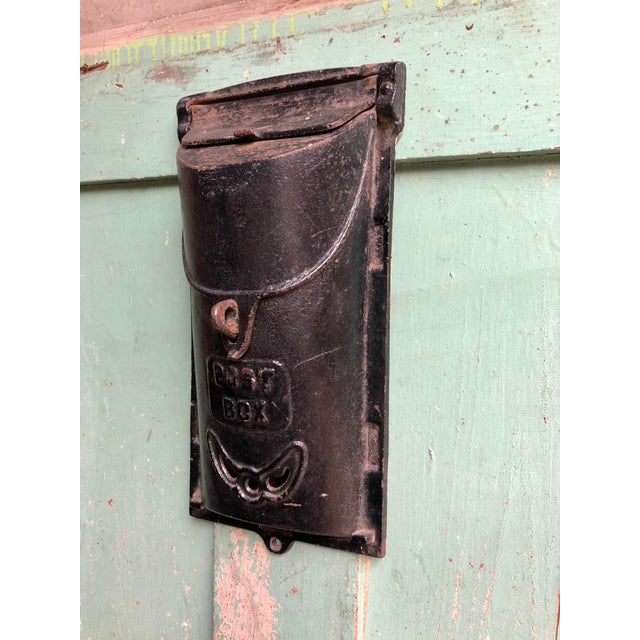 Vintage Griswold Iron Mailbox Chairish