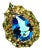 Bochic “Capri” Vintage Multi Sapphire & Topaz Ring — 18K Gold & Silver For Sale