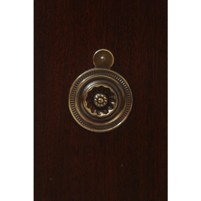 Brown Henkel Harris Mahogany Queen Size Model 151 Poster Bed For Sale - Image 8 of 18