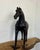 Stunning late 19th-century leather horse sculpture. Victorian era. This fine late 19th Century piece has fabulous form...