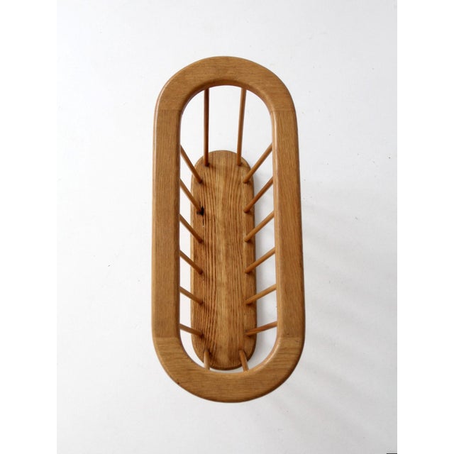 Mid-Century Wood Magazine Rack For Sale - Image 6 of 11