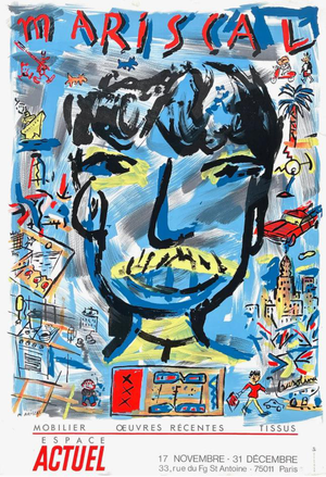 Portrait d'Homme Poster after Javier Mariscal