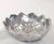 The Post Modern 2006 marked by Arthur Court round decorative Lotus bowl is made of sand cast aluminum. Delicate fretwork...