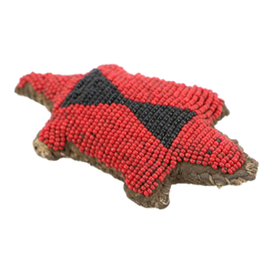 Antique Native American Plains Style Beaded Fetish - Turtle