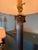 Late 20th Century Solid Brass Column Table Lamp For Sale - Image 4 of 5