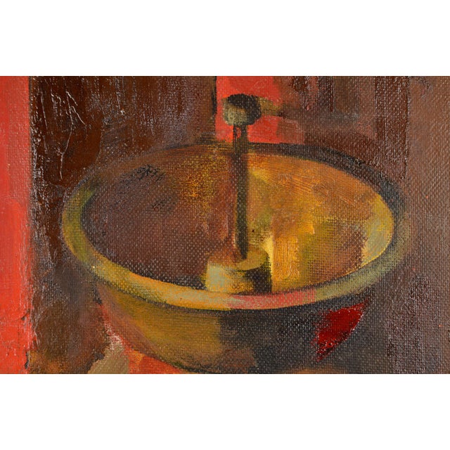Janis Zemitis, Still Life, 1990, Oil on Canvas For Sale - Image 6 of 8