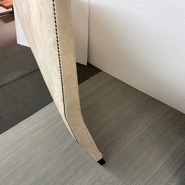 Queen Size Camelback Headboard For Sale In San Francisco - Image 6 of 12