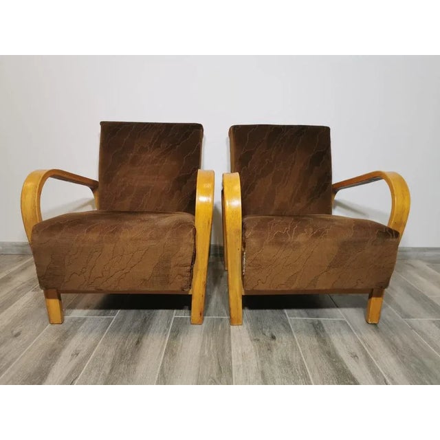 Set of Armchairs by K. Kozelka & A. Kropacek For Sale - Image 18 of 18