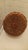 Contemporary Coastal Sculptural Thick Round Basket Decor Piece - Medium Lightweight Brown With Dramatic Fixed Handle For Sale - Image 3 of 9