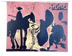 Pablo Picasso, Avant La Pique, Original Linocut, 1962