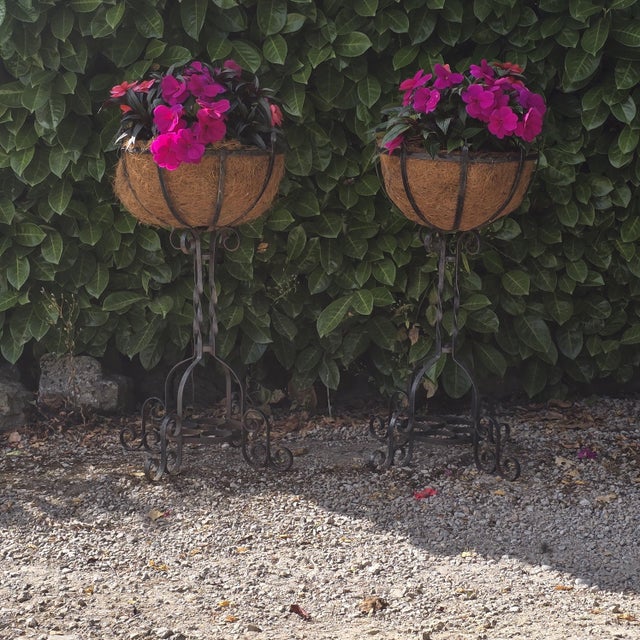 Iron Planters, 1930, Set of 2 For Sale - Image 10 of 10