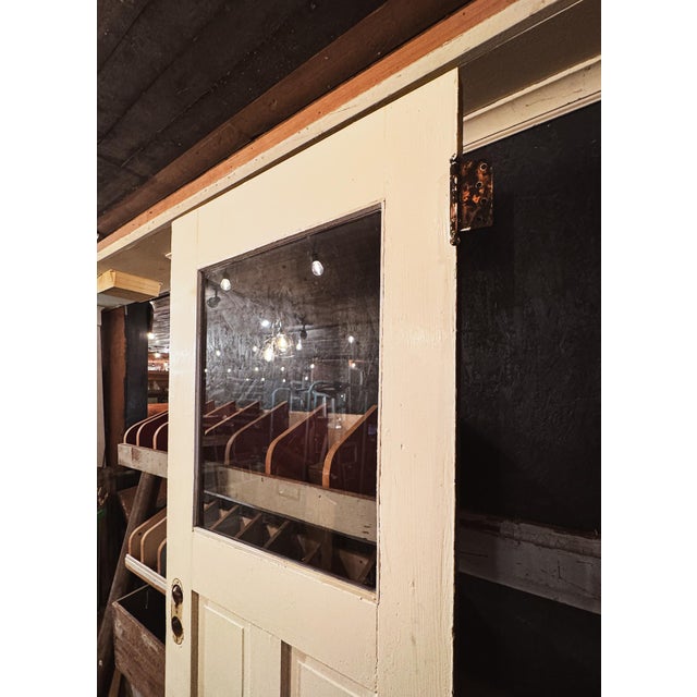 Mid-Century Four Panel Door For Sale - Image 12 of 17