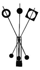 Large Metal Mobile Sculpture by Arnulf Hoffmann, 1972