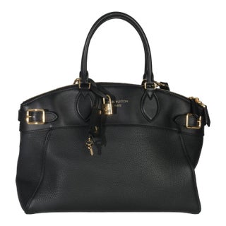 Black Grained Calfskin Monogram Vendome MM For Sale