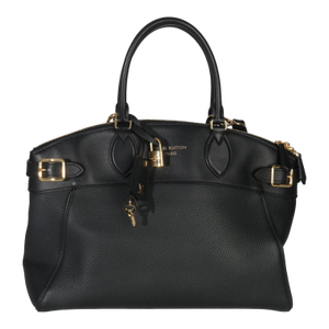 Black Grained Calfskin Monogram Vendome MM
