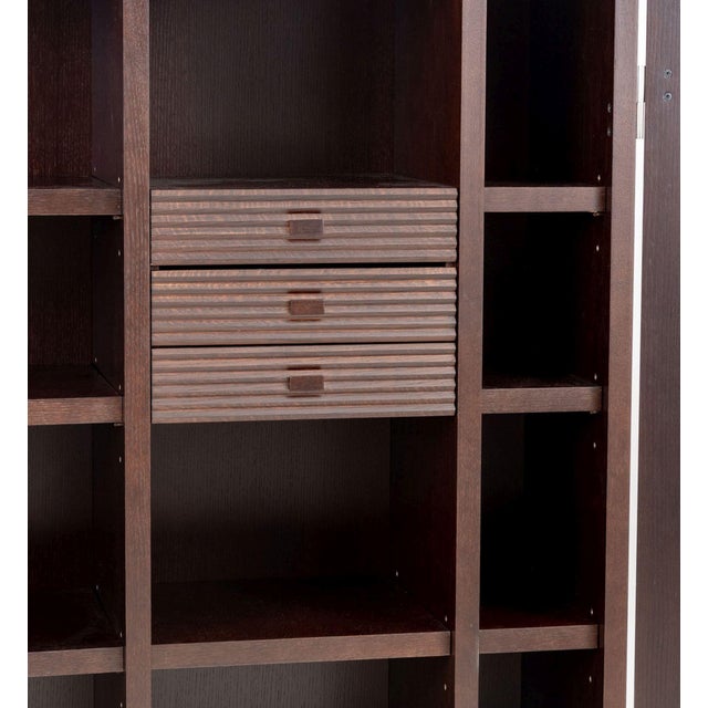 Antonio Citterio Style Wenge Wood Armoire For Sale In New York - Image 6 of 8