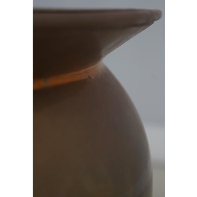 Metal Pair Mottahedeh 19th Century Brass Handled Urns For Sale - Image 7 of 13