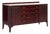 Barbara Barry for Baker Furniture Stone and Mahogany Credenza For Sale