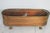 Mid 20th Century Vintage Oval Elongated Footed Brass and Copper Reticulated Planter W/ Paw Feet For Sale - Image 5 of 14