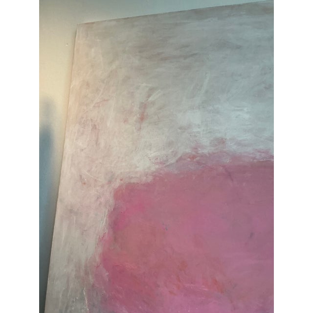 Late 20th Century Vintage Monumental Original Abstract Diptych Oil Painting on Canvas - Set of 2 For Sale - Image 5 of 12