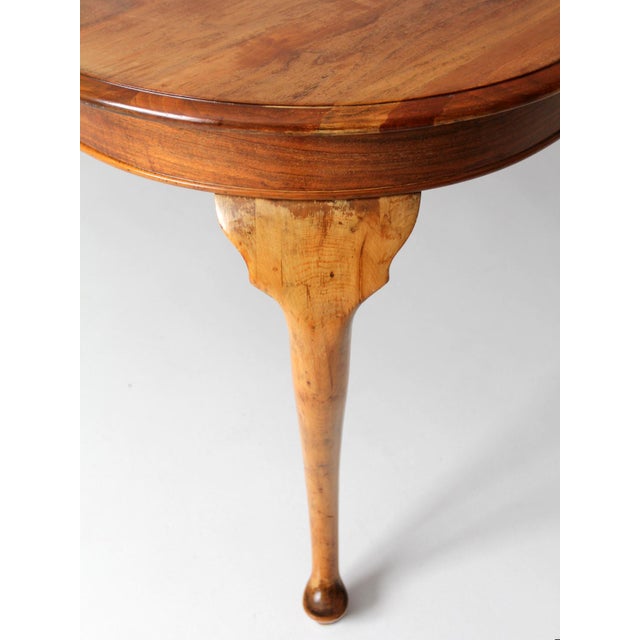 Antique Queen Anne Revival Extension Dining Table For Sale - Image 13 of 18
