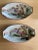 Vintage Hand Painted Japanese Sushi Serving Set With Mount Fuji Landscape, 7 Pieces For Sale - Image 4 of 9