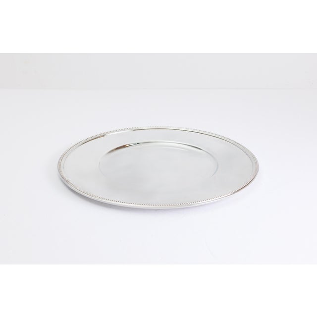 1960s 1960's Christofle Silver Plated Charger Plate For Sale - Image 5 of 5