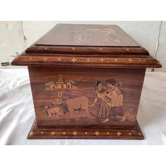 Late 19th Century Italian Inlaid Document Box For Sale - Image 9 of 12