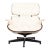 1964 Authentic Herman Miller Eames Lounge Chair & Ottoman in Brazilian Rosewood & White Leather For Sale