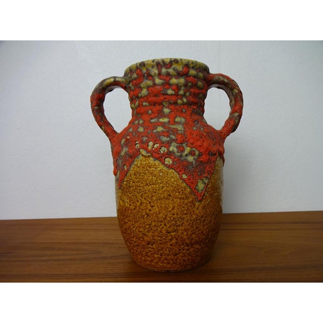 Lava 1771-22 Ceramic Vase from Übelacker Keramik, Germany, 1970s For Sale - Image 3 of 18