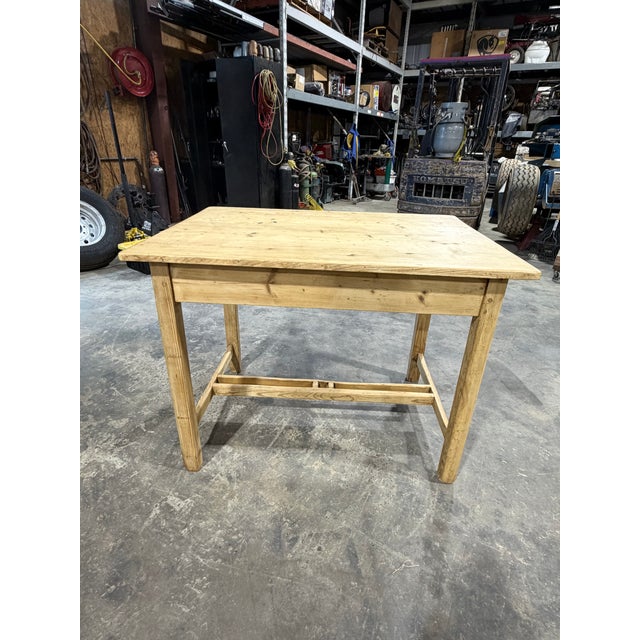 19th Century Pine Side Table Desk For Sale - Image 12 of 15