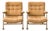 1980s Mid-Century Modern Bruno Mathsson for Dux Pair of "Karin" Chairs For Sale