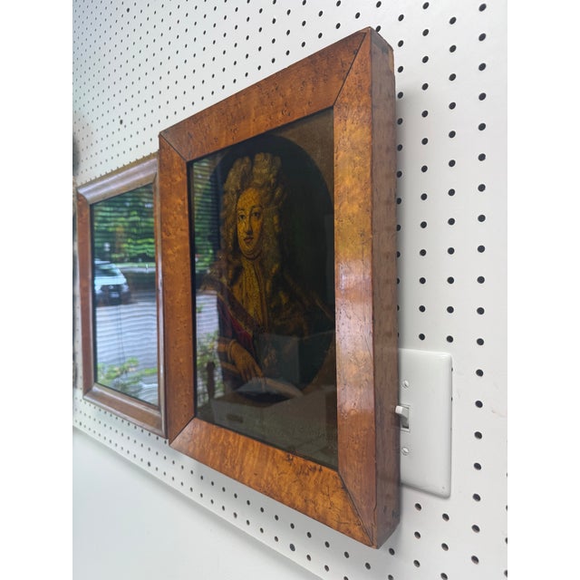 Traditional Early 20th C Antique Birds Eye Maple Frame With John Faber Print For Sale - Image 3 of 10