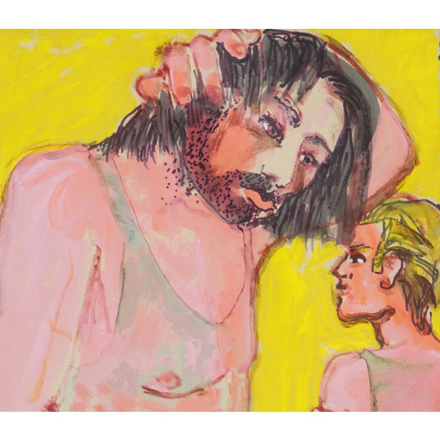 Contemporary Dancers Waiting to Go On, Male Figurative by Marc Foster Grant For Sale - Image 3 of 5