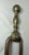 Antique 18th Century Wrought Iron Turned Brass English Fireplace Tongs Tool 21 For Sale - Image 4 of 9
