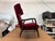 1940s Wingback Armchair Attributed to Eva & Nils Koppel for Slagelse Møbelværk, Denmark, Mohair For Sale - Image 9 of 18